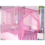Moustiquaires pour maison d't, 4 poteaux d'angle, auvent, lit double, lger, a la mode, literie, 2024 ...