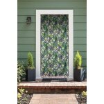 Moustiquaire de porte en coton imprim� jungle 140 x 225 cm