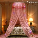 Moustiquaire romantique pour lit double, porte simple, dôme suspendu, rideau de lit de princesse, moustiquaire ... Moustiquaire romantique pour lit double, porte simple, dôme suspendu, rideau de lit de princesse, moustiquaire ...