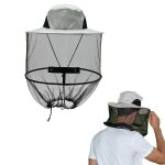 Moustiquaire pour la tte, chapeau d'apiculteur avec voile, chapeau de soleil, protection du visage 37 ...