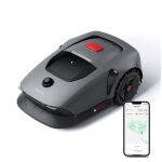 Mova m1000 tondeuse � gazon robot batterie noir, gris et rouge
