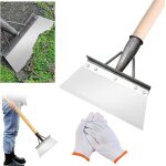 Multifunctional cleaning shovel, stainless steel garden cleaning scoop, flat cleaning shovel, garden ...