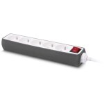 Multiprise essentielb silicone gris 5 prises - 16a