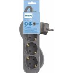 Multiprise avec interrupteur - philips - 3 prises - chp2134g / 12 - 17, 66 cm hauteur - 19, 1 cm largeur ...