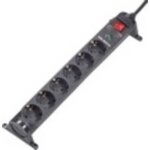 Multiprise avec parafoudre - renkforce - 615f - cmb - s - 6 prises - noir - 16a