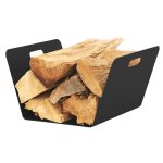 Mur � b�ches range - b�ches acier pratik noir - par249c13