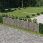 Mur de gabion acier galvanis 630 x 30 x 100 cm