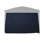 Mur simple bleu pour tonnelle pliante 3 x 3 m