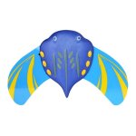 Mvi mini poisson sous - marin planeur automoteur reglable palmes jeu de piscine pour enfants enfants