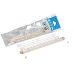 Kit simple entre d'air rglable 30m + cache vis + vis nicoll - blanc - 1kvr130