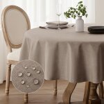 Nappe automne ronde 160 cm de anti tache nappe extérieurs impermeable jardin nappes en lin nappe marron ... Nappe automne ronde 160 cm de anti tache nappe extérieurs impermeable jardin nappes en lin nappe marron ...
