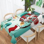 Nappe chemin de table table basse set de table nappe rectangulaire de dcoration de nol, impermable, ...
