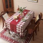 Nappe chemin de table nappe rectangulaire set de table nappe de table basse rectangulaire, srie nordique, ...