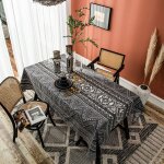 Nappe chemin de table nappe rectangulaire set de table table basse rectangulaire style bohème, nappe ... Nappe chemin de table nappe rectangulaire set de table table basse rectangulaire style bohème, nappe ...