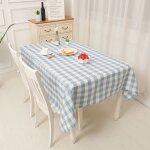 Nappe chemin de table nappe rectangulaire set de table nappe de table basse rectangulaire a treillis ...