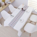 Nappe chemin de table nappe rectangulaire set de table nappe boh�me imperm�able et anti - br�lure, couverture ...