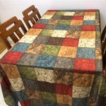 Nappe chemin de table nappe rectangulaire set de table nappe a carreaux américain, nouveau tissu pour ... Nappe chemin de table nappe rectangulaire set de table nappe a carreaux américain, nouveau tissu pour ...