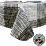Nappe chemin de table nappe rectangulaire set de table nappe a carreaux noire et blanche, imperméable ... Nappe chemin de table nappe rectangulaire set de table nappe a carreaux noire et blanche, imperméable ...