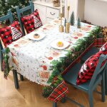 Nappe chemin de table nappe rectangulaire set de table nappe de cuisine imperméable et résistante a l'huile ... Nappe chemin de table nappe rectangulaire set de table nappe de cuisine imperméable et résistante a l'huile ...