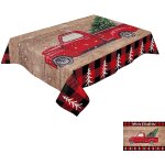Nappe chemin de table nappe rectangulaire set de table table de cuisine, motif a carreaux, arbre de nol, ...