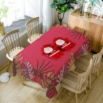 Nappe chemin de table nappe rectangulaire set de table nappe de table de no�l, d�coration de mariage, ...