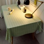 Nappe chemin de table nappe rectangulaire set de table nappe nordique impermable et rsistante a l'huile, ...