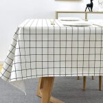 Nappe. nappe en pvc lavable. protection de table rectangulaire imperm�able pour la cuisine, les pique ...