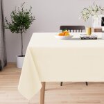 Nappe rectangulaire imperméable 140 x 300 cm nappe de table en polyester anti - taches lavable nappe ... Nappe rectangulaire imperméable 140 x 300 cm nappe de table en polyester anti - taches lavable nappe ...