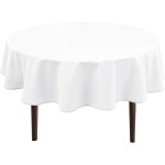 Nappe ronde anti - taches lavable, nappe exterieur impermeable jardin, pour salle a manger, jardin, fte, ...