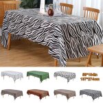 Nappe de table jetable thme animal safari, impermable a l'huile, fournitures de dcoration de fte, ...