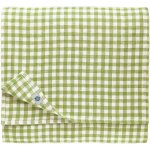 Nappe de table en tissu a carreaux vichy estella - 100% lin, blanc vert (140 x 300 cm) longue grande ...