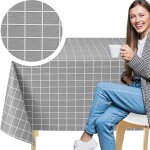 Nappe toile cirée 137x137cm, nappe carrée imperméable et facile à nettoyer, housse de table en pvc pour ... Nappe toile cirée 137x137cm, nappe carrée imperméable et facile à nettoyer, housse de table en pvc pour ...