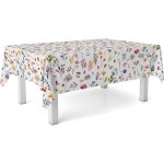Nappe en toile cirée rectangulaire taille 140 ronde - style, durabilité et facile d'entretien pour votre ... Nappe en toile cirée rectangulaire taille 140 ronde - style, durabilité et facile d'entretien pour votre ...