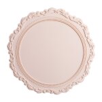 Napperon rond etanche en silicone, style europen, en relief, impermable, dessous de plat pour la cuisine ...