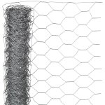 Nature grillage mtallique hexagonal 1 x 10 m 40 mm acier galvanis