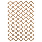 Nature palissade de jardin 50 x 150 cm bois naturel