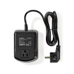 Nedis convertisseur d'alimentation 230 v c. c. - 110 v c. a. - 100 w