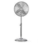 Nedis fnst20ecr40 ventilateur sur pied 40 cm 50 w chrome argent