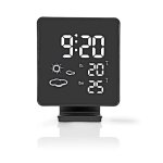 Nedis west403bk station m�t�o, capteur sans fil, r�veil, pr�visions m�t�orologiques