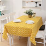 Nettoyage maison tablier de cuisine pour femme outils de nettoyage nappe de table rectangulaire en coton ...