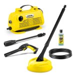 Nettoyeur haute pression karcher k 2 horizontal vps home - pression 110 bar - d�bit 360 l / h - kit home ...