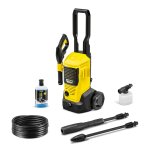 Nettoyeur haute pression karcher k 4 fj - pression 130 bar - d�bit 420 l / h - canon � mousse