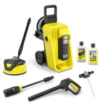 Nettoyeur haute pression karcher k4 comfort premium home - 130 bars - 420l / h - enrouleur et brosse ...