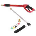 Nettoyeur haute pression avec rallonge, 5 embouts de buse, 5200 psi, 8 gpm, dbit d'eau de remplacement ...