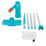 Nettoyeur de piscine portable, ensemble de ttes d'aspiration sous vide, outil de nettoyage d'tang de ...