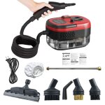 Nettoyeur  vapeur electrique portable haute pression 2500w, machine  livres avec brosses en verre, ...