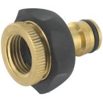 Nez de robinet avec adaptateur en laiton 15 x 21 / 20 x 27