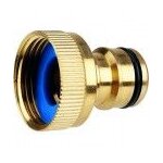Nez de robinet laiton spécial gros débit 26 x 34 mm mm 1 cap vert Nez de robinet laiton spécial gros débit 26 x 34 mm mm 1 cap vert