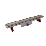 Nicoll - caniveau de douche 390mm diamtre 40mm + grille inox rversible sican40r