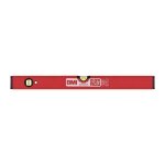 Niveau à bulles superstar 80 cm aluminium rouge ± 05 mm / m avec aimant bmi Niveau à bulles superstar 80 cm aluminium rouge ± 05 mm / m avec aimant bmi